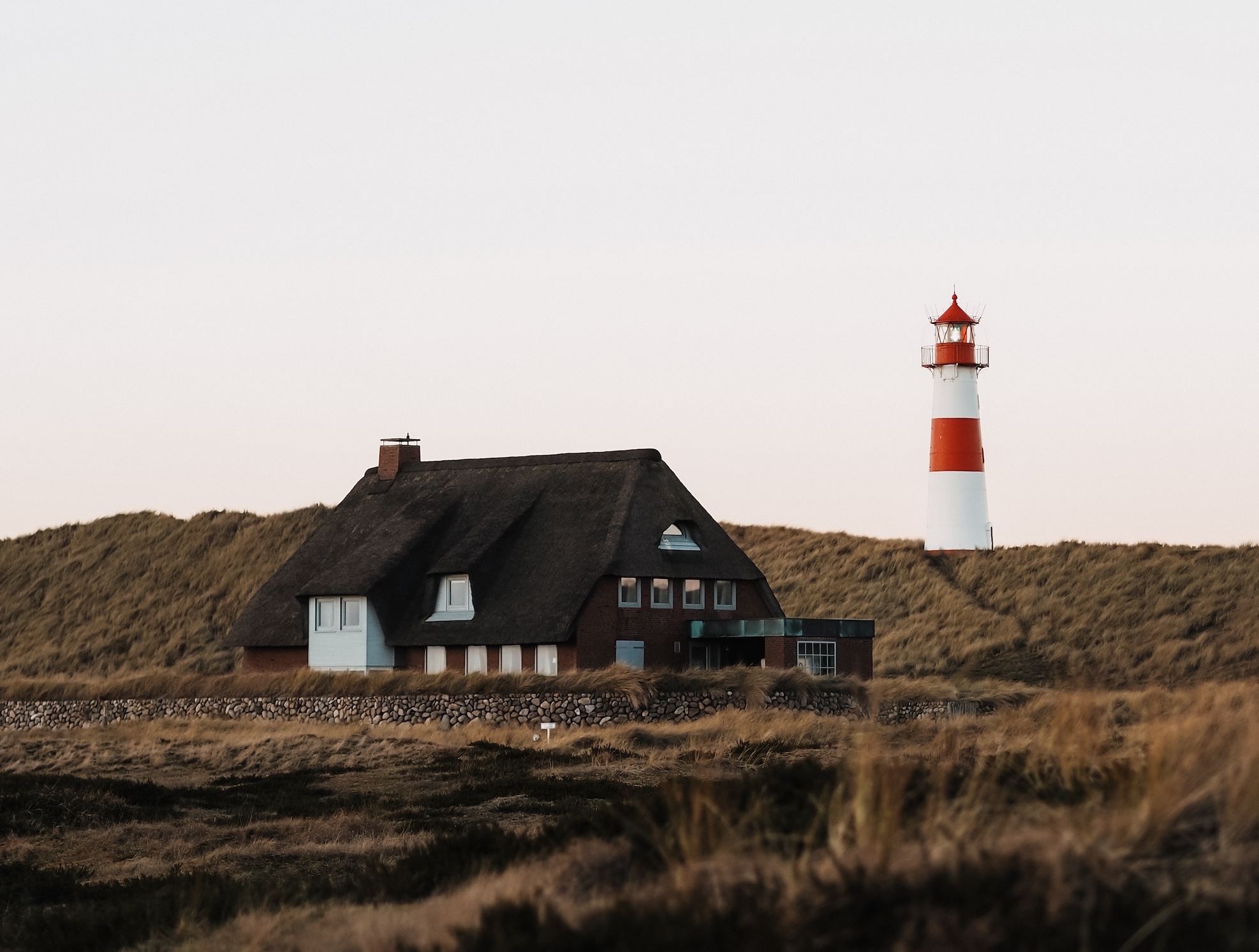 Haus mit Leuchtturm
